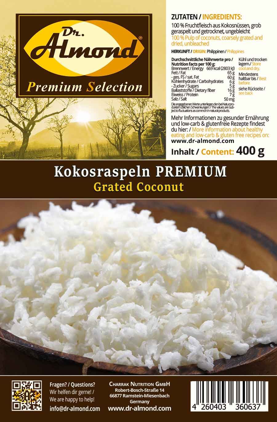 Kokosraspeln PREMIUM 400 g – Bild 3