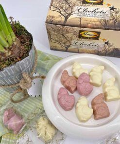CHOKETO Frühlingsfreunde MIX FRUCHTIG & FRISCH – Low Carb & Keto Schokoladenfiguren – handgemacht