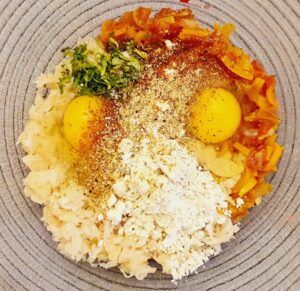 Rezept Backofen Sauerkrautrösti lowcarb glutenfrei keto