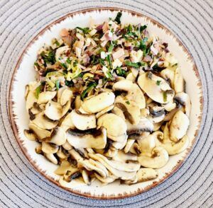 Rezept Champignon Ricotta Quiche lowcarb keto glutenfrei