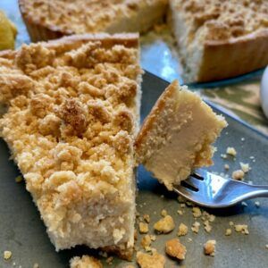 Rezept Zitronen Streusel Tarte lowcarb keto glutenfrei