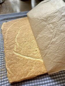 Rezept Biskuitrolle klassisch mit Marmelade lowcarb glutenfrei