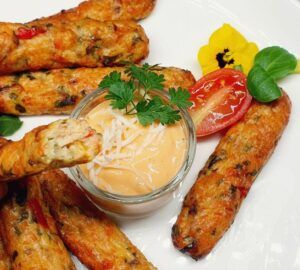 Rezept Räucherlachs Ricotta Sticks lowcarb keto glutenfrei