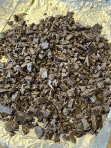 Rezept Erdbeer Stracciatella Schnitte lowcarb keto glutenfrei