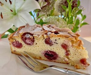Rezept Kirsch-Mandel-Kuchen lowcarb keto glutenfrei