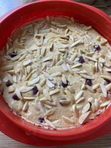 Rezept Kirsch-Mandel-Kuchen lowcarb keto glutenfrei