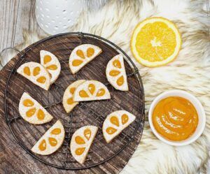 Rezept Orangenspalten Plätzchen lowcarb keto glutenfrei