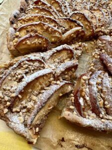 Rezept Apfel Nuss Tarte lowcarb keto glutenfrei