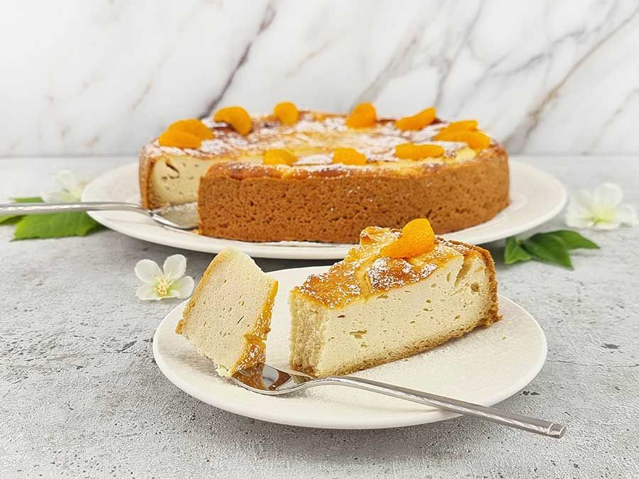 KÄSEKUCHENZAUBER CLASSIC Fertigmischung für Käsekuchen – low-carb, glutenfrei, sojafrei, keto Käsekuchenhilfe