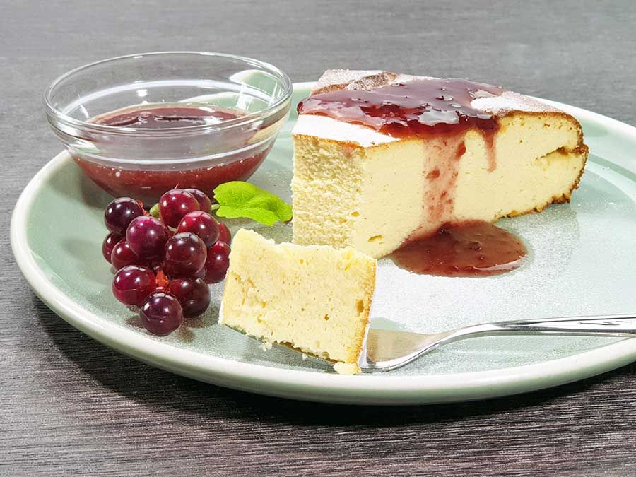 KÄSEKUCHENZAUBER KOLLAGEN Fertigmischung für -Protein-Käsekuchen – low-carb, glutenfrei, sojafrei, keto Käsekuchenhilfe