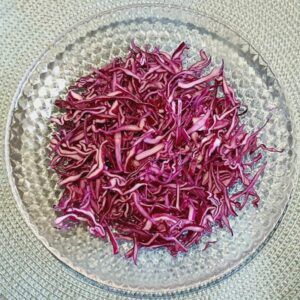 Rezept Rotkraut Birnen Flammkuchen lowcarb glutenfrei