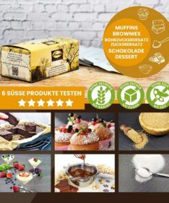LOW CARB PROBIERBOX 2: Unsere beliebtesten Süssen Köstlichkeiten | mit 6 Probepäckchen zum Testen | glutenfrei keto