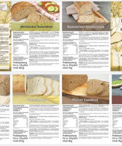 LOW CARB PROBIERBOX 1: Unsere beliebtesten Brotbackmischungen | mit 6 Probepäckchen zum Testen | glutenfrei keto paleo