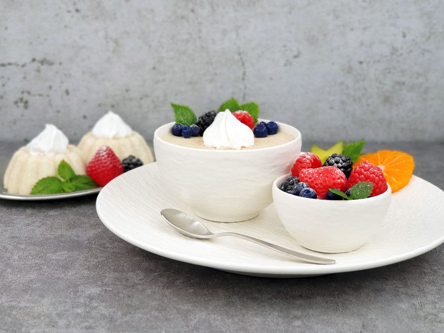 Grießpudding CLASSIC low-carb glutenfrei keto - Grießbrei ohne Stärke zuckerfrei laktosefrei vegan