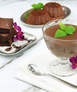 Griesspudding-BROWNIE-lowcarb-glutenfrei-keto-Griessbrei-Ersatz