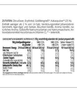 Grießpudding BROWNIE low-carb glutenfrei keto – Grießbrei ohne Stärke zuckerfrei laktosefrei vegan