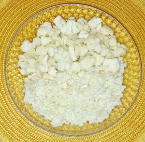 Rezept Blumenkohl Hackfleisch Pizzakuchen lowcarb keto glutenfrei