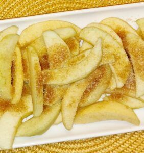 Rezept Apfel Zimt Grießauflauf lowcarb keto glutenfrei