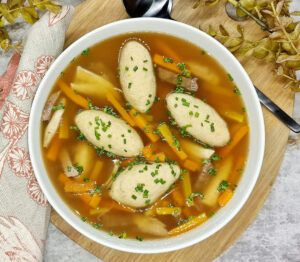 Rezept Falsche Grießnockerl lowcarb keto glutenfrei