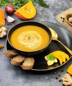Suppentraum Kürbis & Ingwer Tütensuppe low-carb glutenfrei keto vegan