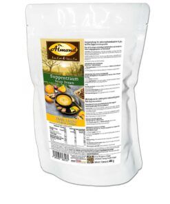 Suppentraum Kürbis & Ingwer Tütensuppe low-carb glutenfrei keto vegan