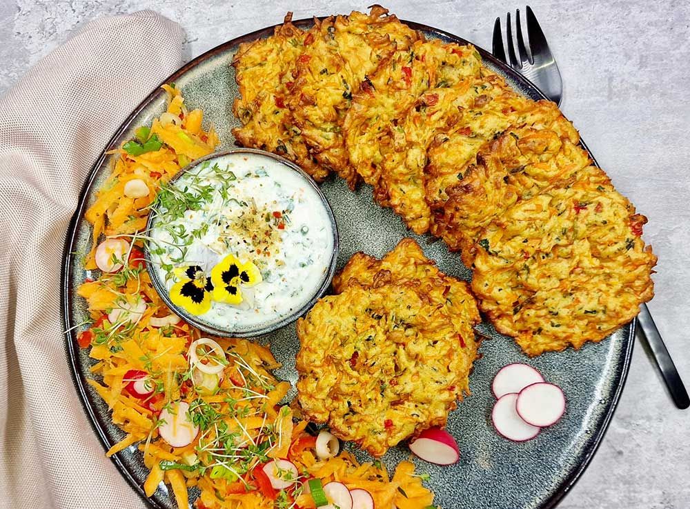 Rezept Karottenrösti lowcarb keto glutenfrei