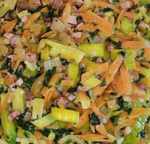 Rezept Karotten-Lauch-Spinat-Guglhupf lowcarb keto glutenfrei