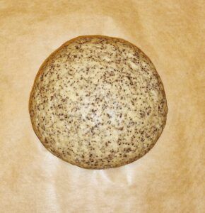 Rezept Mohn Vanille Grießpudding Tarte mit Marillentopping low carb keto glutenfrei