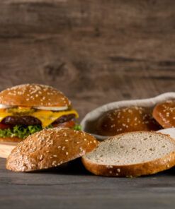 Brioche Burger Buns low-carb glutenfrei sojafrei keto | Backmischung für Burgerbrötchen