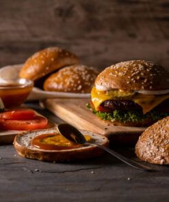 Brioche Burger Buns low-carb glutenfrei sojafrei keto | Backmischung für Burgerbrötchen