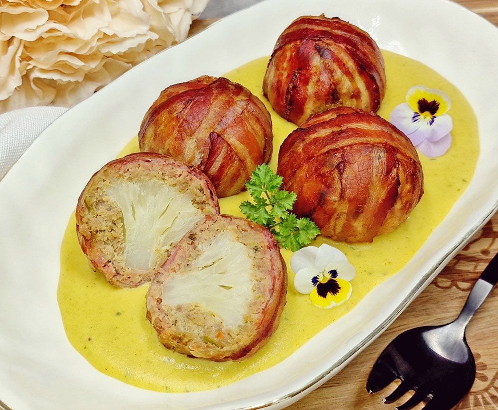 Rezept Blumenkohl Curry Bömbchen low carb keto glutenfrei