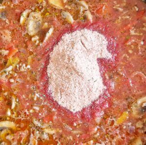 Rezept Pizzasuppe low carb glutenfrei