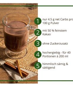 Alternative view of Trinkschokolade ZIMT - Trinkkakao Kakaopulver | low-carb keto | ohne Zuckerzusatz