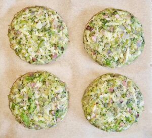 Rezept Broccoli Speck Laibchen low-carb keto glutenfrei