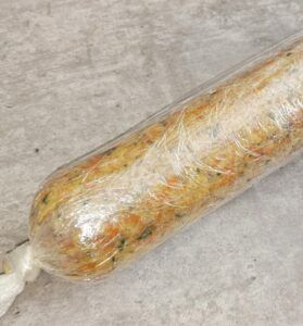 Rezept Kürbissemmelrolle mit Kürbis Garnelenpfanne low-carb keto glutenfrei