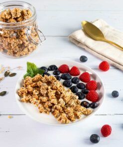 Müslizauber PUR | Basis für Knuspermüsli Granola low carb glutenfrei keto
