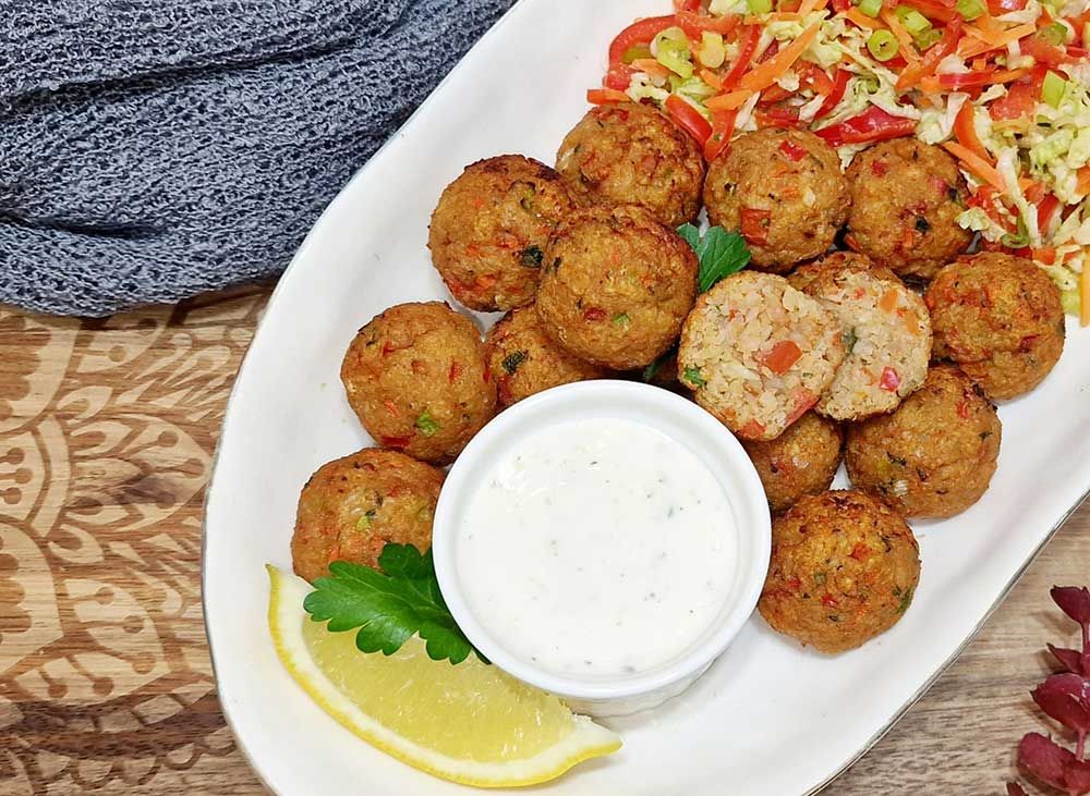 Rezept Garnelenbällchen low-carb keto glutenfrei