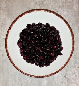 Rezept Hüttenkäse Blaubeer Cheesecake low-carb keto glutenfrei