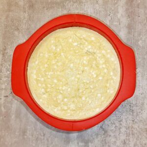 Rezept Hüttenkäse Blaubeer Cheesecake low-carb keto glutenfrei