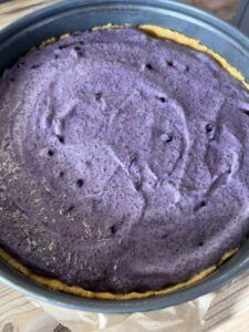 Rezept Blaubeer Mohnkuchen mit Streuseln low-carb glutenfrei keto