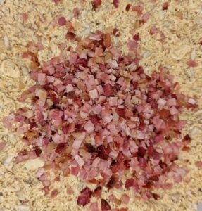 Rezept pikantes spicy Speck Müsli low-carb keto glutenfrei