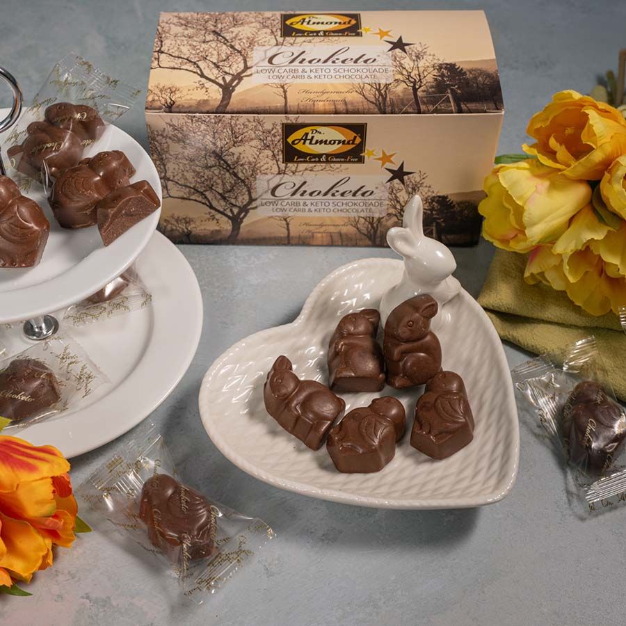 Fruehlingsfreunde low carb keto Schokolade Ostern zuckerfrei Diabetiker