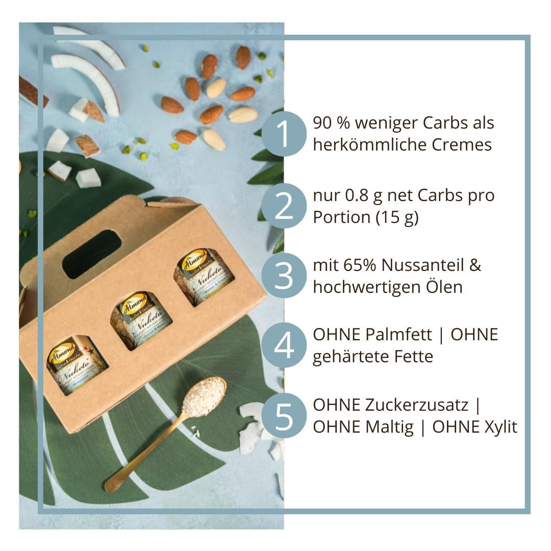 Nuketo Kokosvariationen_lowcarb_keto_zuckerfrei