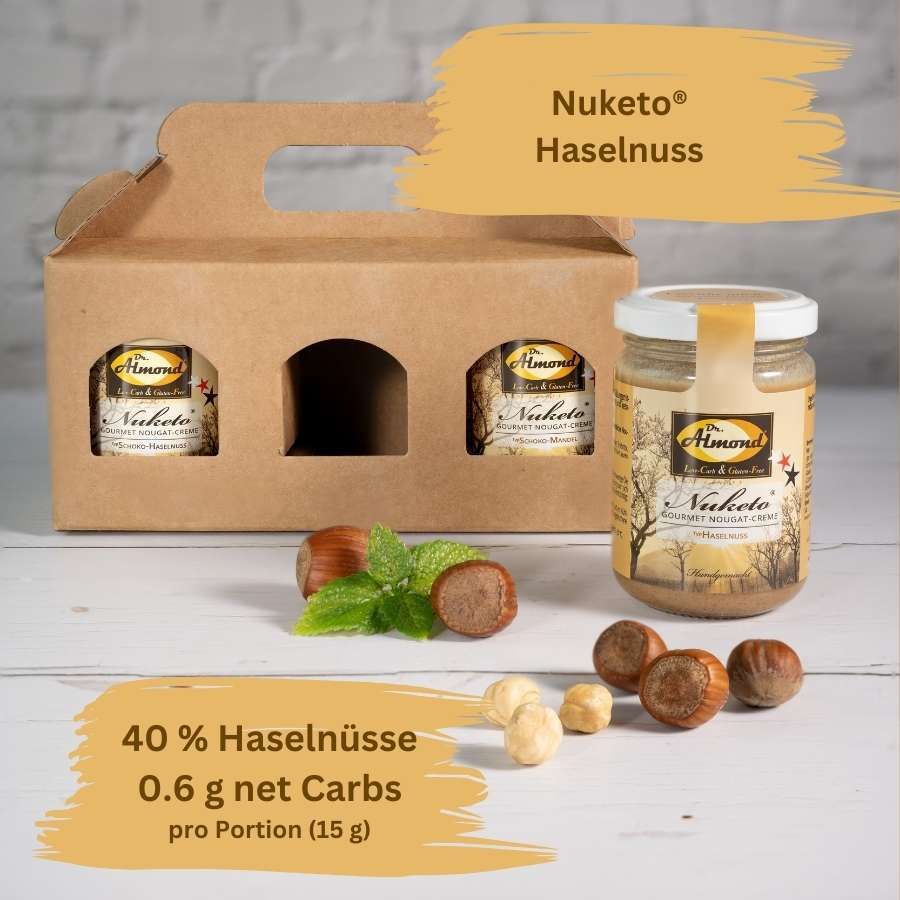 Nuketo Probierset Haselnuss-Mandel_lowcarb_keto-zuckerfrei