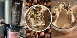 Rezept Kollagen-Chocochino Eiscreme mit der Ninja Creami low-carb keto ohne Zuckerzusatz