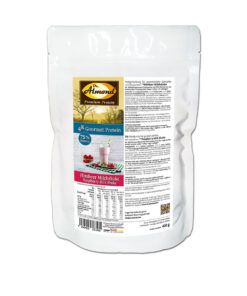 Protein MILCHSHAKE Himbeer Proteinshake Ketoshake Proteinpulver - Tüte Verpackung