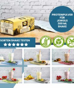 Protein MILCHSHAKE Proteinshake Ketoshake Proteinpulver - Nährwerte