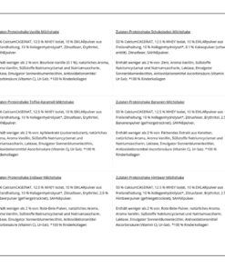 Protein MILCHSHAKE Proteinshake Ketoshake Proteinpulver - Zutaten